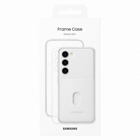 Etui pokrowiec z wymiennymi pleckami Samsung Galaxy S23+ Frame Cover białe SAMSUNG Etui pokrowiec z wymiennymi pleckami Samsung Galaxy S23+ Frame Cover białe SAMSUNG