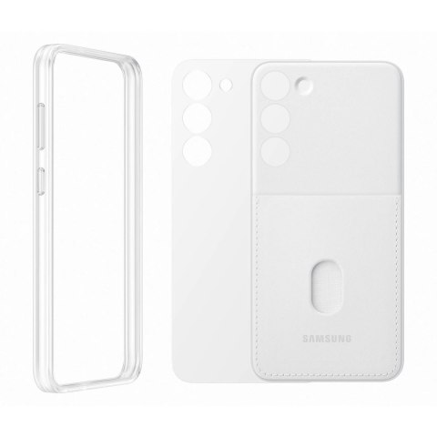 Etui pokrowiec z wymiennymi pleckami Samsung Galaxy S23+ Frame Cover białe SAMSUNG Etui pokrowiec z wymiennymi pleckami Samsung Galaxy S23+ Frame Cover białe SAMSUNG