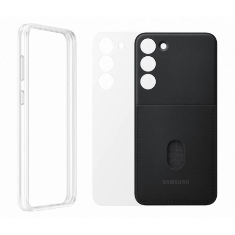 Etui pokrowiec z wymiennymi pleckami Samsung Galaxy S23+ Frame Cover czarne SAMSUNG Etui pokrowiec z wymiennymi pleckami Samsung Galaxy S23+ Frame Cover czarne SAMSUNG