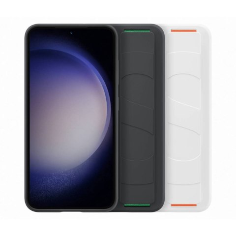 Etui silikonowy pokrowiec z paskiem na rękę Samsung Galaxy S23 Silicone Grip Cover białe SAMSUNG Etui silikonowy pokrowiec z paskiem na rękę Samsung Galaxy S23 Silicone Grip Cover białe SAMSUNG