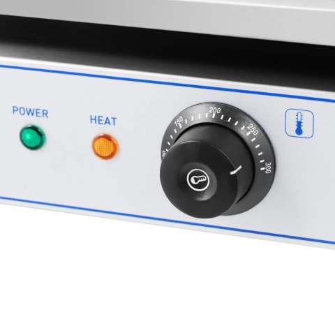Grill elektryczny płyta grillowa gładka 550 x 400 mm 3000 W Royal Catering Grill elektryczny płyta grillowa gładka 550 x 400 mm 3000 W Royal Catering