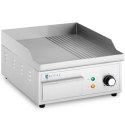 Grill elektryczny płyta grillowa gładka ryflowana 360 x 380 mm 2000 W Royal Catering