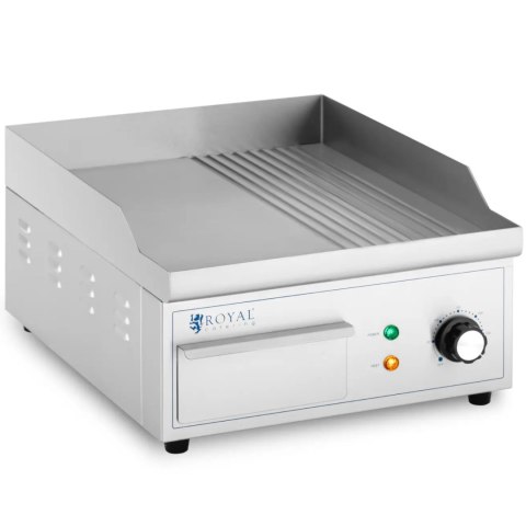 Grill elektryczny płyta grillowa gładka ryflowana 360 x 380 mm 2000 W Royal Catering Grill elektryczny płyta grillowa gładka ryflowana 360 x 380 mm 2000 W Royal Catering