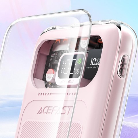 Powerbank 10000mAh Sparkling Series szybkie ładowanie 30W zielony ACEFAST Powerbank 10000mAh Sparkling Series szybkie ładowanie 30W zielony ACEFAST