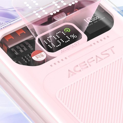 Powerbank 10000mAh Sparkling Series szybkie ładowanie 30W zielony ACEFAST Powerbank 10000mAh Sparkling Series szybkie ładowanie 30W zielony ACEFAST