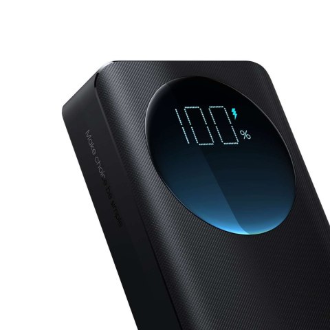 Powerbank z latarką 30W 20000mAh + kabel USB-A - USB-C 25cm czarny JOYROOM Powerbank z latarką 30W 20000mAh + kabel USB-A - USB-C 25cm czarny JOYROOM