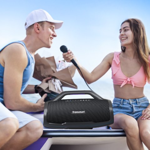 Przenośny głośnik imprezowy Bang Max 130W Bluetooth 5.3 IPX6 czarny Tronsmart Przenośny głośnik imprezowy Bang Max 130W Bluetooth 5.3 IPX6 czarny Tronsmart