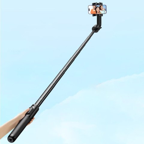 Selfie stick kijek teleskopowy do telefonu ze stojakiem i pilotem Bluetooth 1.5m czarny UGREEN Selfie stick kijek teleskopowy do telefonu ze stojakiem i pilotem Bluetooth 1.5m czarny UGREEN