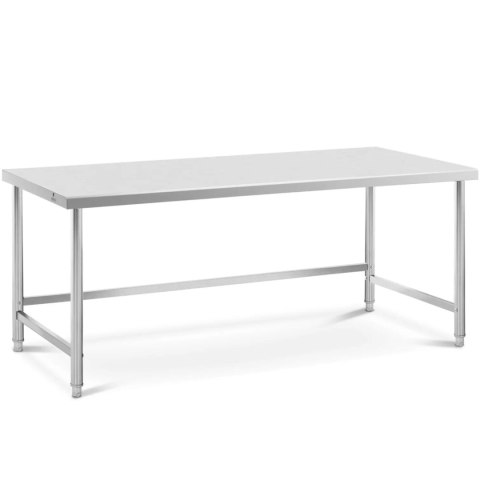 Stół blat roboczy centralny stalowy 200 x 90 cm do 100 kg Royal Catering Stół blat roboczy centralny stalowy 200 x 90 cm do 100 kg Royal Catering