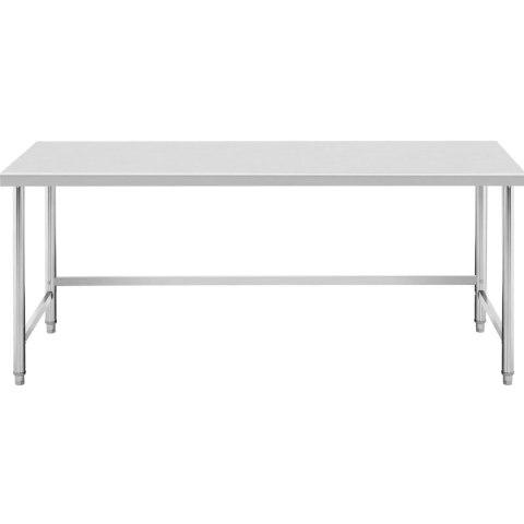 Stół blat roboczy centralny stalowy 200 x 90 cm do 100 kg Royal Catering Stół blat roboczy centralny stalowy 200 x 90 cm do 100 kg Royal Catering