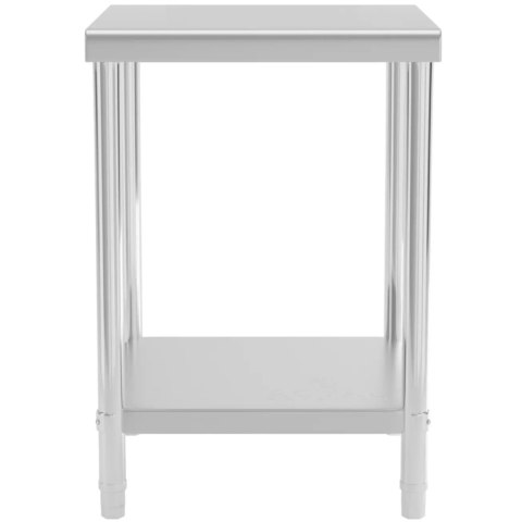Stół blat roboczy centralny stalowy z półką 60 x 60 cm Royal Catering Stół blat roboczy centralny stalowy z półką 60 x 60 cm Royal Catering