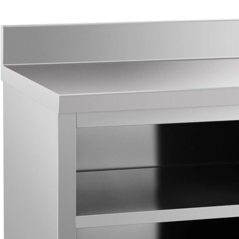 Stół blat roboczy centralny z szafką rantem drzwi suwane 180 x 70 x 97 cm Royal Catering Stół blat roboczy centralny z szafką rantem drzwi suwane 180 x 70 x 97 cm Royal Catering