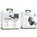 Uniwersalna ładowarka podróżna GaN 2x USB-A 3x USB-C wtyczki UK EU USA AUS czarna ACEFAST
