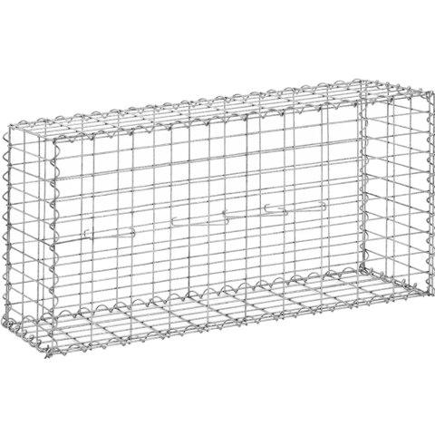 Kosz gabionowy ze stali galwanizowanej 102 x 32 x 51 cm - 2 szt. Hillvert Kosz gabionowy ze stali galwanizowanej 102 x 32 x 51 cm - 2 szt. Hillvert