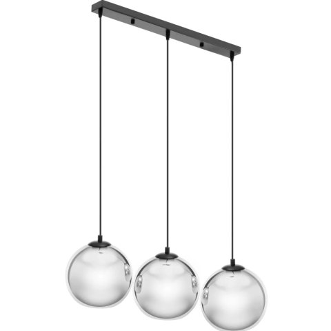 Lampa sufitowa nowoczesna 3 punktowa E27 - szklane kule UNIPRODO Lampa sufitowa nowoczesna 3 punktowa E27 - szklane kule UNIPRODO