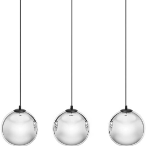 Lampa sufitowa nowoczesna 3 punktowa E27 - szklane kule UNIPRODO Lampa sufitowa nowoczesna 3 punktowa E27 - szklane kule UNIPRODO