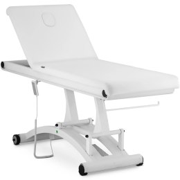 Łóżko stół leżanka kosmetyczna do masażu elektryczna 200 kg TRENTO - biała Physa