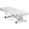 Łóżko stół leżanka kosmetyczna do masażu elektryczna 200 kg TRENTO - biała Physa
