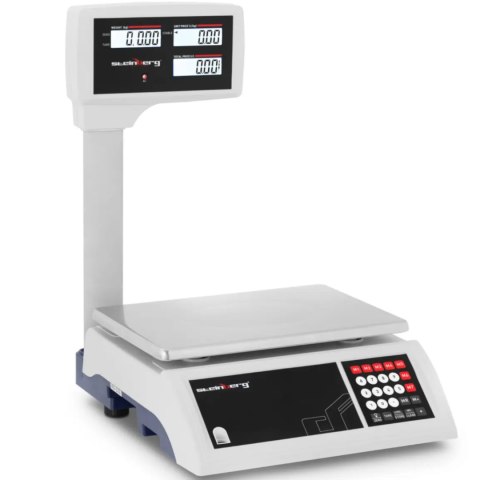Waga kontrolna stołowa sklepowa magazynowa LCD 30kg / 5g Steinberg Systems Waga kontrolna stołowa sklepowa magazynowa LCD 30kg / 5g Steinberg Systems