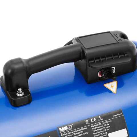 Wentylator dmuchawa przemysłowa budowlana z wężem 10 m 2700 m3/h śr. 280 mm MSW Wentylator dmuchawa przemysłowa budowlana z wężem 10 m 2700 m3/h śr. 280 mm MSW