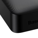 Bipow powerbank z szybkim ładowaniem 20000mAh 15W USB microUSB 25cm czarny BASEUS
