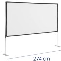 Ekran projekcyjny podłogowy składany 120'' 269 x 150 cm 16:9 FROMMSTARCK