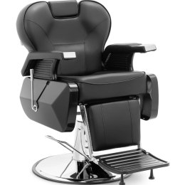 Fotel fryzjerski barberski z podnóżkiem EAVES - czarny Physa