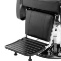 Fotel fryzjerski barberski z podnóżkiem EAVES - czarny Physa