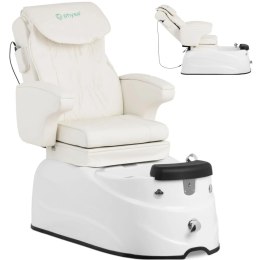 Fotel podologiczny do pedicure z masażem i brodzikiem elektryczny 105 W - biały Physa