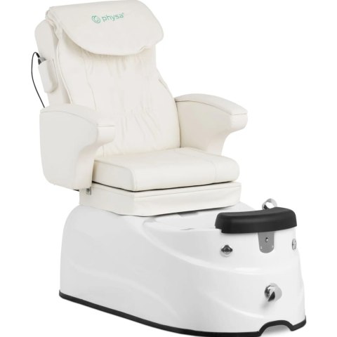 Fotel podologiczny do pedicure z masażem i brodzikiem elektryczny 105 W - biały Physa Fotel podologiczny do pedicure z masażem i brodzikiem elektryczny 105 W - biały Physa