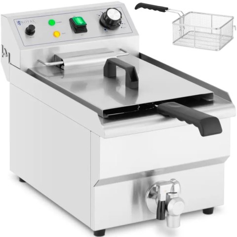 Frytownica elektryczna nastawna z kranem spustowym 230 V 3000 W 9 l Royal Catering Frytownica elektryczna nastawna z kranem spustowym 230 V 3000 W 9 l Royal Catering