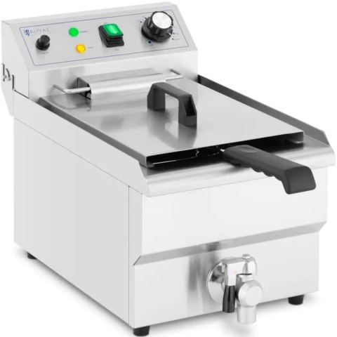 Frytownica elektryczna nastawna z kranem spustowym 230 V 3000 W 9 l Royal Catering Frytownica elektryczna nastawna z kranem spustowym 230 V 3000 W 9 l Royal Catering