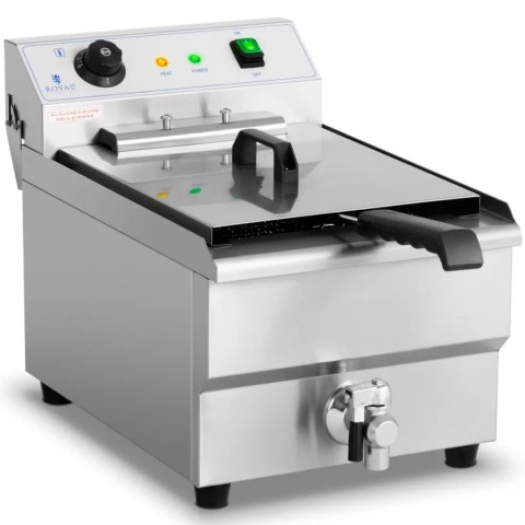 Frytownica elektryczna nastawna z kranem spustowym 400 V 6000 W 16 l Royal Catering Frytownica elektryczna nastawna z kranem spustowym 400 V 6000 W 16 l Royal Catering
