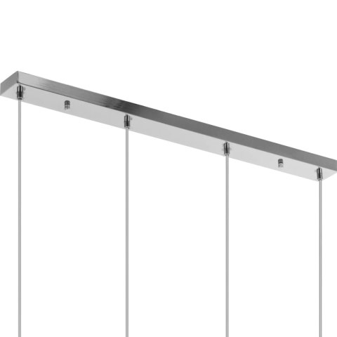 Lampa sufitowa nowoczesna 4 punktowa E27 - szklane klosze UNIPRODO Lampa sufitowa nowoczesna 4 punktowa E27 - szklane klosze UNIPRODO