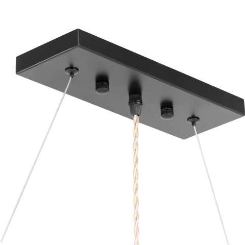 Lampa sufitowa wisząca LOFT 6 punktowa E27 - drewniana belka UNIPRODO Lampa sufitowa wisząca LOFT 6 punktowa E27 - drewniana belka UNIPRODO