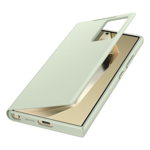 Oryginalne etui pokrowiec do Samsung Galaxy S24 Ultra kieszeń na kartę Smart View Wallet jasnozielone SAMSUNG Oryginalne etui pokrowiec do Samsung Galaxy S24 Ultra kieszeń na kartę Smart View Wallet jasnozielone SAMSUNG
