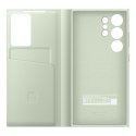 Oryginalne etui pokrowiec do Samsung Galaxy S24 Ultra kieszeń na kartę Smart View Wallet jasnozielone SAMSUNG