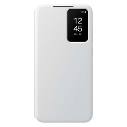 Oryginalne etui pokrowiec do Samsung Galaxy S24+ kieszeń na kartę Smart View Wallet białe SAMSUNG