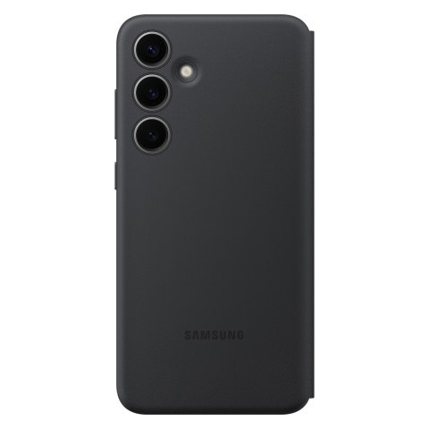 Oryginalne etui pokrowiec do Samsung Galaxy S24 kieszeń na kartę Smart View Wallet czarne SAMSUNG Oryginalne etui pokrowiec do Samsung Galaxy S24 kieszeń na kartę Smart View Wallet czarne SAMSUNG