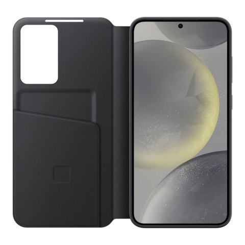 Oryginalne etui pokrowiec do Samsung Galaxy S24 kieszeń na kartę Smart View Wallet czarne SAMSUNG Oryginalne etui pokrowiec do Samsung Galaxy S24 kieszeń na kartę Smart View Wallet czarne SAMSUNG