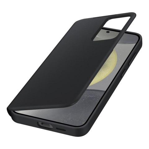 Oryginalne etui pokrowiec do Samsung Galaxy S24 kieszeń na kartę Smart View Wallet czarne SAMSUNG Oryginalne etui pokrowiec do Samsung Galaxy S24 kieszeń na kartę Smart View Wallet czarne SAMSUNG