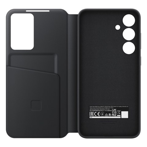 Oryginalne etui pokrowiec do Samsung Galaxy S24 kieszeń na kartę Smart View Wallet czarne SAMSUNG Oryginalne etui pokrowiec do Samsung Galaxy S24 kieszeń na kartę Smart View Wallet czarne SAMSUNG