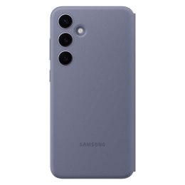 Oryginalne etui pokrowiec do Samsung Galaxy S24+ kieszeń na kartę Smart View Wallet fioletowe SAMSUNG