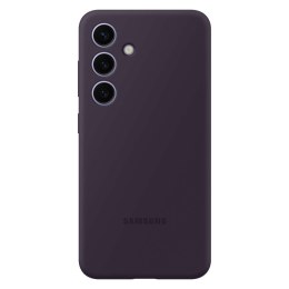 Oryginalne etui silikonowe pokrowiec do Samsung Galaxy S24 Silicone Case ciemnofioletowe SAMSUNG