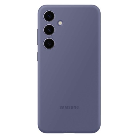 Oryginalne etui silikonowe pokrowiec do Samsung Galaxy S24+ Silicone Case fioletowe SAMSUNG