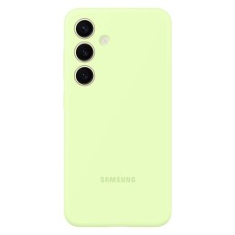 Oryginalne etui silikonowe pokrowiec do Samsung Galaxy S24 Silicone Case jasnozielone SAMSUNG