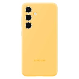 Oryginalne etui silikonowe pokrowiec do Samsung Galaxy S24 Silicone Case żółte SAMSUNG
