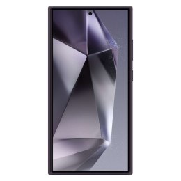 Oryginalne etui silikonowe pokrowiec do Samsung Galaxy S24 Ultra Silicone Case ciemnofioletowe SAMSUNG