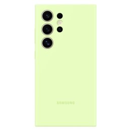Oryginalne etui silikonowe pokrowiec do Samsung Galaxy S24 Ultra Silicone Case jasnozielone SAMSUNG