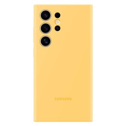 Oryginalne etui silikonowe pokrowiec do Samsung Galaxy S24 Ultra Silicone Case żółte SAMSUNG